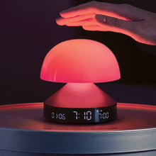 Lexon Mina Alarm Clock with LED Touch Lamp